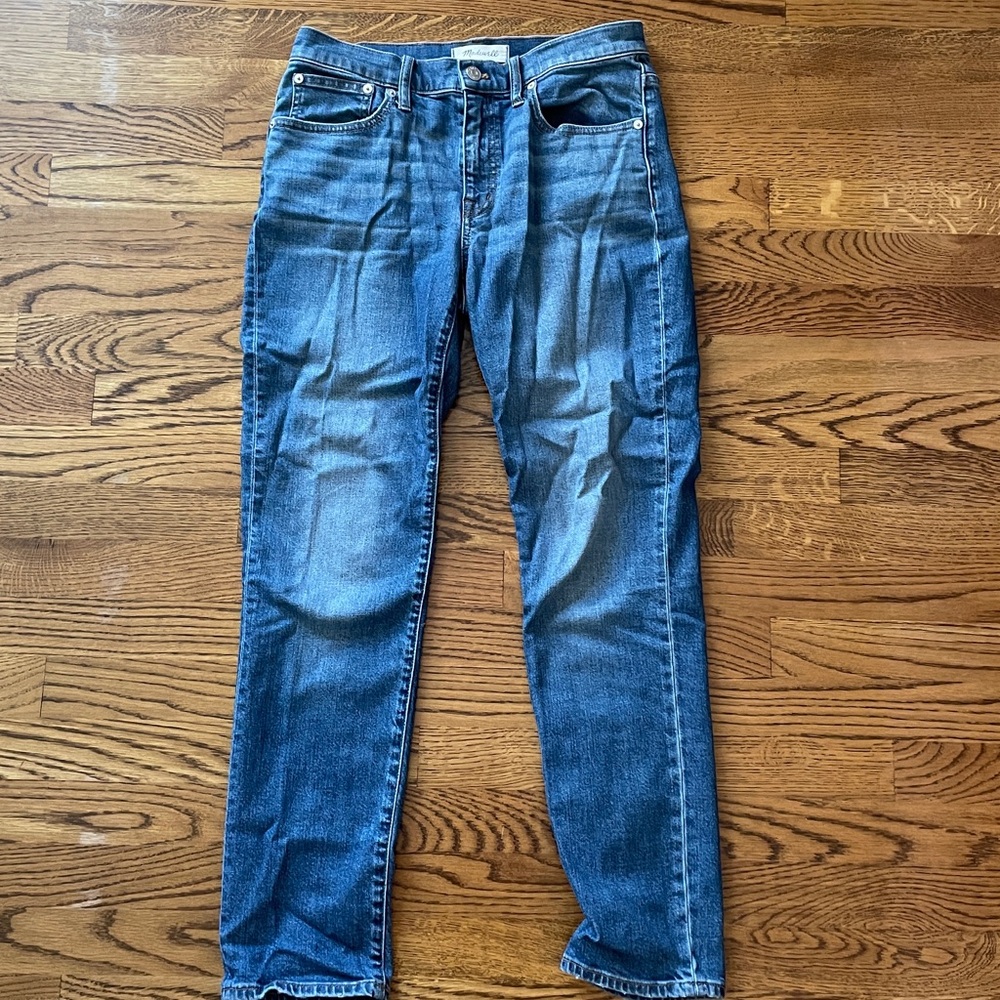 Medium blue Madewell Slim Boyjean, size 26